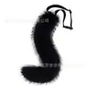 Cola de Peluche de Animal Halloween Transfronteriza Cosplay Cola de Zorro Artificial Forma Flexible Accesorios de Juego de Rol