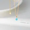 Colar Gota Cravejado com Diamantes em Prata S925 Nalan, Design de Nicho Exquisito e Simples, Corrente Clavicular com Diamantes Brilhantes Y02787