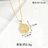 Collar de Oro Arena de Vietnam Estilo Lujo Ligero Árbol de la Vida Micro-incrustado Aretes de Zirconio Colorido para Mujer Joyería de Alta Gama al por Mayor