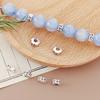 Accesorios para Pulseras DIY Plata Tibetana Retro Aleación Cuentas de Agujero Grande Cuentas de Plata Antigua Cuerda de Mano con Cuentas Jugar con Cuentas