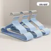 Cabide de roupas engrossadas revestido de plástico Novo cabide de roupas extra grosso cabide de roupas para adultos revestido de plástico sem costura antiderrapante cabide de roupas infantis