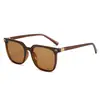 Gafas de Sol de Marca Grande para Mujer, Anti-UV, Gafas para Foto de Vacaciones, Montura Grande, Adelgazan la Cara, Gafas Pequeñas Duqiao