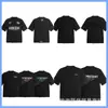 Marca de Moda Americana Representa Logo Básico Pequeño Letra Camiseta de Manga Corta Holgada Casual para Hombre y Mujer Transfronteriza Media Manga