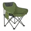 Silla Plegable con Respaldo Alto, Silla Luna, Tumbona de Playa Portátil, Silla para Bocetos Artísticos, Silla de Ocio, Silla de Pesca, Silla de Camping