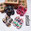 Nuevos Zapatos Melissa nelissa 2024 para Niños y Niñas Sandalias Planas Estampadas Zapatos de Playa de Verano para Bebé