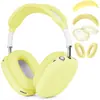 Adecuado para Funda Protectora Airpodsmax Auriculares Bluetooth Apple Funda de Silicona Montados en la Cabeza TPU Transparente Almohadilla para la Oreja Funda Protectora
