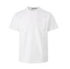 Roupa Vintage 25 Tendência Japonesa de Verão Decoração de Botão Solta Gola Redonda Versátil Camiseta Básica de Manga Curta para Homens e Mulheres