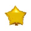 Decoración de globo de estrella de papel de aluminio metálico de 18 pulgadas estrella de cinco puntas película de aluminio diseño de fiesta de cumpleaños infantil flotando vacío