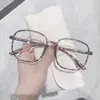 Libro Caperucita Roja con Gafas Anti-luz Azul para Mujer Ultra-ligeras de TR con Cara Plana Pequeña Roja de Internet