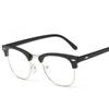 Óculos Antirradiação Óculos Masculinos Anti-luz azul Óculos de computador com Miopia Eye Frame Estilo coreano Flat Glasses Frame Trendy 3016