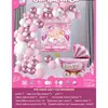 Traje de Globos de Cumpleaños para Niños en Español 12345-años Escena de Fiesta Conjunto de Suministros Decorativos para Niños y Niñas