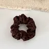 Lazo para el pelo de estampado de leopardo retro estilo coreano, cuerda para el pelo de temperamento moderno, para coleta de otoño e invierno, versátil para el trabajo, accesorios para el pelo para mujer