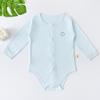 Ropa para envolver a bebé recién nacido, ropa de otoño e invierno para bebé con mangas largas, ropa de triángulo de conejo para recién nacido, ropa para gatear, mameluco