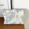 Bolsa de Maquiagem Feminina tamanho pequeno Bolsa de Armazenamento Bolsa para Base Líquida Batom Lápis Bolsa de Lona com Zíper Bolsa de Viagem para Cosméticos Bolsa de Lavar