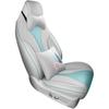 Funda de asiento especial para gato relámpago de Euler decoración de coche funda de asiento interior cojín modificado cojín de asiento integral cojín de asiento de cuero para coche