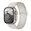 Adequado para pulseira de relógio iwatch, duas cores, três fileiras, sem fivela, silicone magnético, s9ultra1 -10ª geração, pulseira de pulso