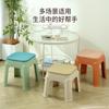 Silla de Almacenamiento Doméstica Engrosada, Taburete Alto de Almacenamiento Apilable para Adultos, Taburete de Plástico para Cambiar Zapatos, Almacenamiento y Organización de Juguetes para Niños