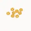 Accesorios de Oro Arena de Conservación de Color Fuerte Joyería DIY Portaflores Calado Oro Antiguo Pulsera Copo de Nieve Cuerda de Mano Trenzada Sombrero de Flor