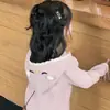 Suéter Cardigan de Dibujos Animados de Niña Limón Otoño Invierno Nuevo Estilo Ropa de Punto Gruesa Elegante para Niños Estilo Suave Top