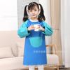 Avental Smock de Manga Comprida Infantil, Roupas de Pintura para Crianças, Babador de Pintura de Arte Impermeável, Avental de Pintura Impermeável