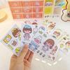 Pegatina para cuenta manual estilo japonés PET corazón de niña pequeña pastilla material para cuenta manual pasta DIY taza teléfono móvil pasta de decoración venta al por mayor