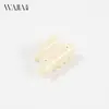 Pinza para el Cabello Flor de Margarita Pequeña Wjia Nuevo Moda de Acetato Gama Alta Tamaño Mediano Pinza de Tiburón Pasador para Recogido Parcial Accesorio para el Cabello
