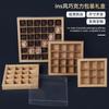 Caja de chocolate de comercio exterior, caja de embalaje para picnic, caja de postre Jiugongge, caja de pastel de té de la tarde, caja de embalaje transparente para hornear