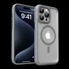 Nova Capa de Celular Magnética com Estrutura de Lente de Metal Shield para Apple 15promax Antiderrapante 14 Acrílico 13 Fosco
