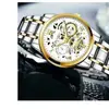 Reloj Inra Tendencia de Moda Acero Ligero de Lujo Correa de Acero Cuarzo Reloj para Hombre 5913