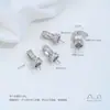 Cobre folheado a ouro 14K com incrustação de zircônia, design de folha em forma de diamante e corda, fecho pingente porta-contas com furo lateral, acessórios para joias DIY feitos à mão