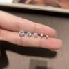 Perforación de Oreja de Zircón Uña Coclear Super Flash Aretes de Hebilla Nicho Diamante Uña de Hueso de Oreja Aretes de Diamante Pequeño