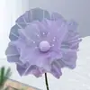 Flores de Amapola de Seda Artificial Transfronterizas, Flores Guía Románticas para Bodas, Accesorios de Decoración para Fiestas Festivas, Venta al por Mayor