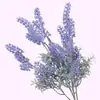 Flores Artificiales en Stock: Lavanda, Eucalipto, Hierba de Primavera, Flores Secas Violetas para Decoración del Hogar, Arreglos Florales y Paisajismo