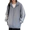 Comercio Exterior Transfronterizo Chaqueta Casual Deportiva para Mujer Moda Transpirable con Capucha Mangas Largas Abrigo Top para Mujer