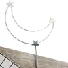 Hermosa Decoración de Pastel de Cumpleaños de Hierro Plugin Alambre de Hierro Amor Luna Estrellas Vestido de Fiesta