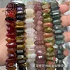 Cuentas Doble Punta de Ágata de Cristal Natural con Facetas de Rombos Cortadas en Diamante, Cuentas Hexagonales, Productos Semi-Terminados para DIY, Accesorios