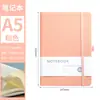 Cuaderno transfronterizo personalizado de alto valor a5 con correa oficina estudiante PU caja de regalo