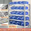 Estante de Acero Inoxidable para Almacenamiento Estante Multicapa para el Hogar Cocina Gabinete Estante de Almacenamiento Multifuncional Estante de Almacenamiento de Pie