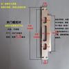 Marco de puerta de acero inoxidable borde de tira de hebilla guía de puerta antirrobo cuerpo de cerradura deflector ranura de cerradura hebilla accesorios de cerradura de puerta de madera