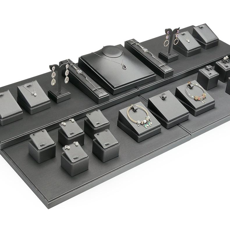 A015-(48-14)银灰色拉丝平柜展示道具-(今伟创系列