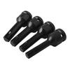 Llave de vaso hexagonal métrica alargada de 1/2" para pernos de culata de motor de coche neumática