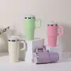 Copo Infantil de 14oz com Alça, Venda Quente, Portátil para Carro, Multicor, Mini Copo de Carro com Canudo, Copo de Presente
