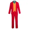 [En Stock] Joker Joaquin Phoenix Película Payaso Disfraz Cos Halloween Cosplay Atuendo de Performance