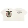 Camiseta Informal Holgada de Manga Corta Pesada para Hombre con Dibujos Animados Americanos de San Miguel, Moderna de Verano