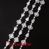 Cortina de Contas para Casamento Corredor de Casamento Decoração de Árvore de Cristal Corrente de Contas Salão de Casamento Adereços de Decoração de Árvore de Natal Contas de Madeira