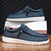 Zapatillas de Primavera y Otoño de Talla Grande Transfronterizas Zapatos Ligeros Mocasines Transpirables Zapatos Casuales Zapatos de Cuero Ligeros para Hombre Modernos