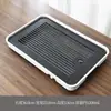 Bandeja de Chá de Pedra Porcelana Wujin de Alta Qualidade Armazenamento Doméstico e Drenagem Mesa Seca para Infusão Conjunto de Chá Xícara de Chá Bandeja de Luxo Leve Drenagem Redonda Mar de Chá