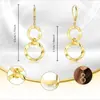 Pendientes Largos Retro Ondulados Estilo Lujo Ligero Europeo y Americano Pendientes Étnicos Estilo Bohemio