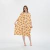 Amazon Europeo y Americano Tallas Grandes Mujer Ropa de Casa Fresca Pijama Camiseta Verano Chicas Gordas Aspecto Adelgazante Camiseta de Rayón