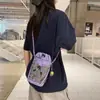 Bolsa Ligera para Teléfono Móvil, Bolsa para Botella de Agua de Exterior, Bolso Cruzado Impermeable, Mochila Ligera Casual de Viaje para Hombres Jóvenes, para Mujer